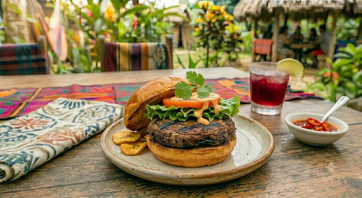 Portobello Mushroom Burger